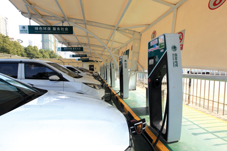 常熟充電站項目均由宏宇公司完成土建、安裝與運維